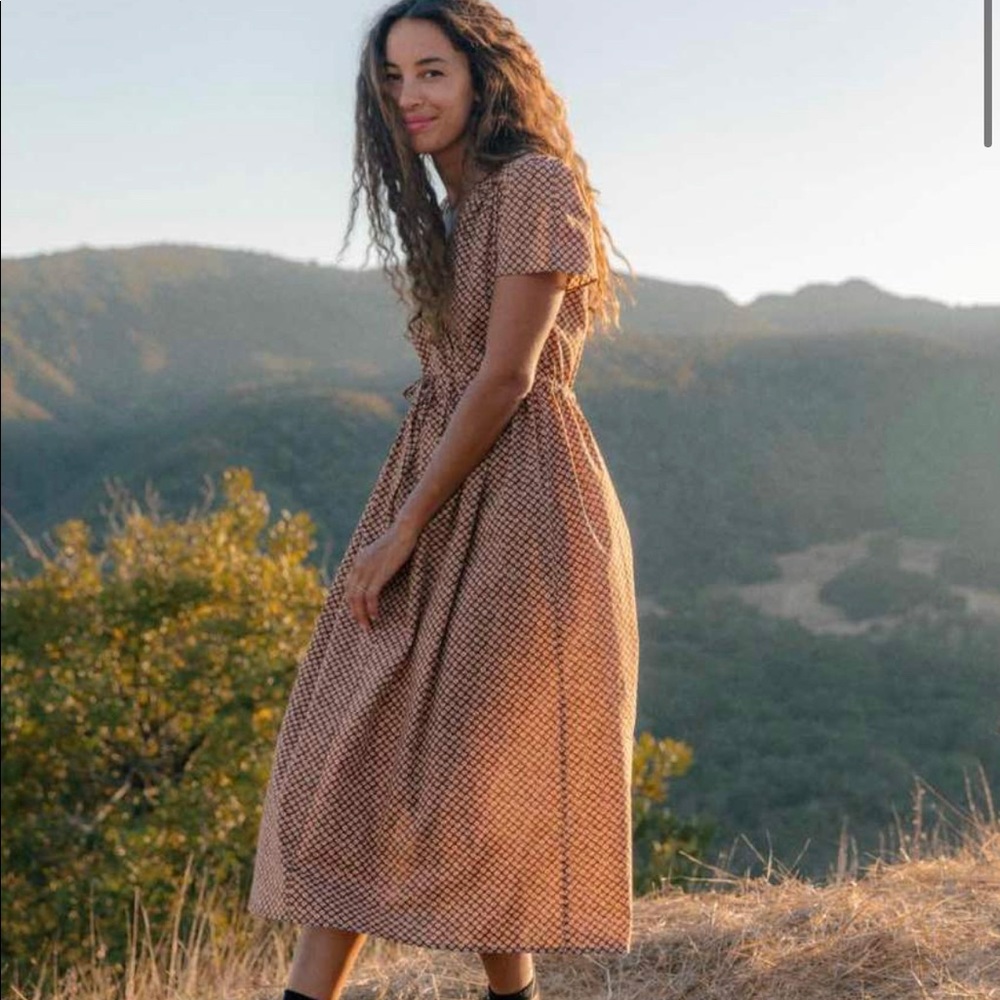 Christy Dawn Dress - Clay Anemone Fields - M